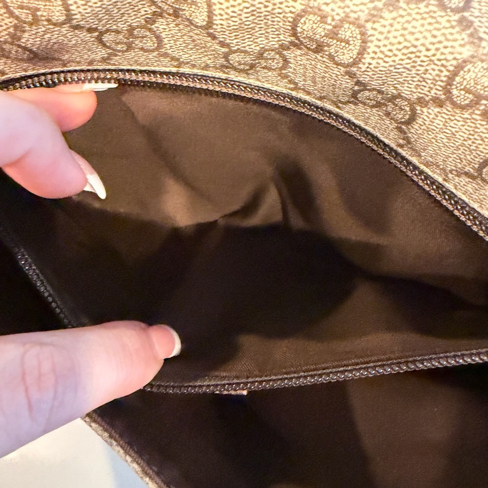 Gucci Beige and Brown Unisex Messenger Bag Authentic Paper! - Picture 7 of 15